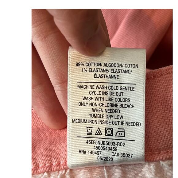 Joe's Jeans high rise wide leg ankle light rose size 32 - Picture 6 of 6